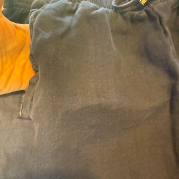 Lilly Pulitzer Navy Blue 100% Linen Pants - Picture 3 of 7